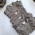 Turtle dove london-animal print coordset- charcoal