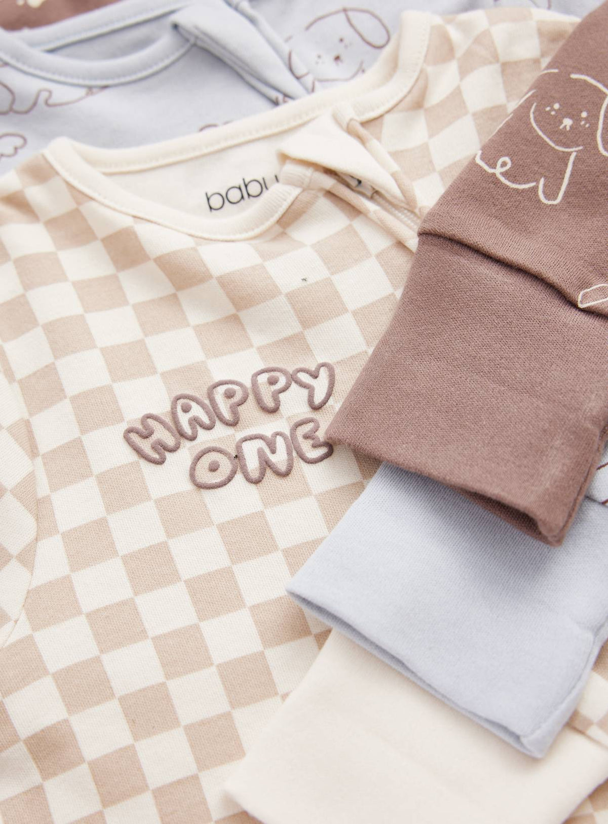 Baby Tu 2-way zipper sleepsuit