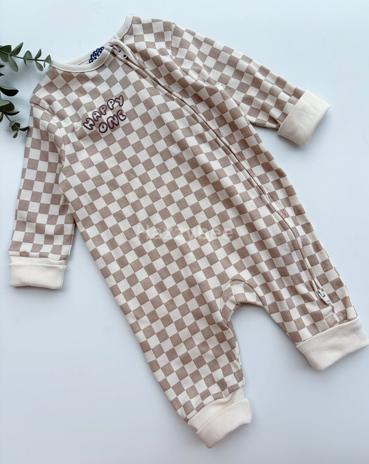 Baby Tu 2-way zipper sleepsuit