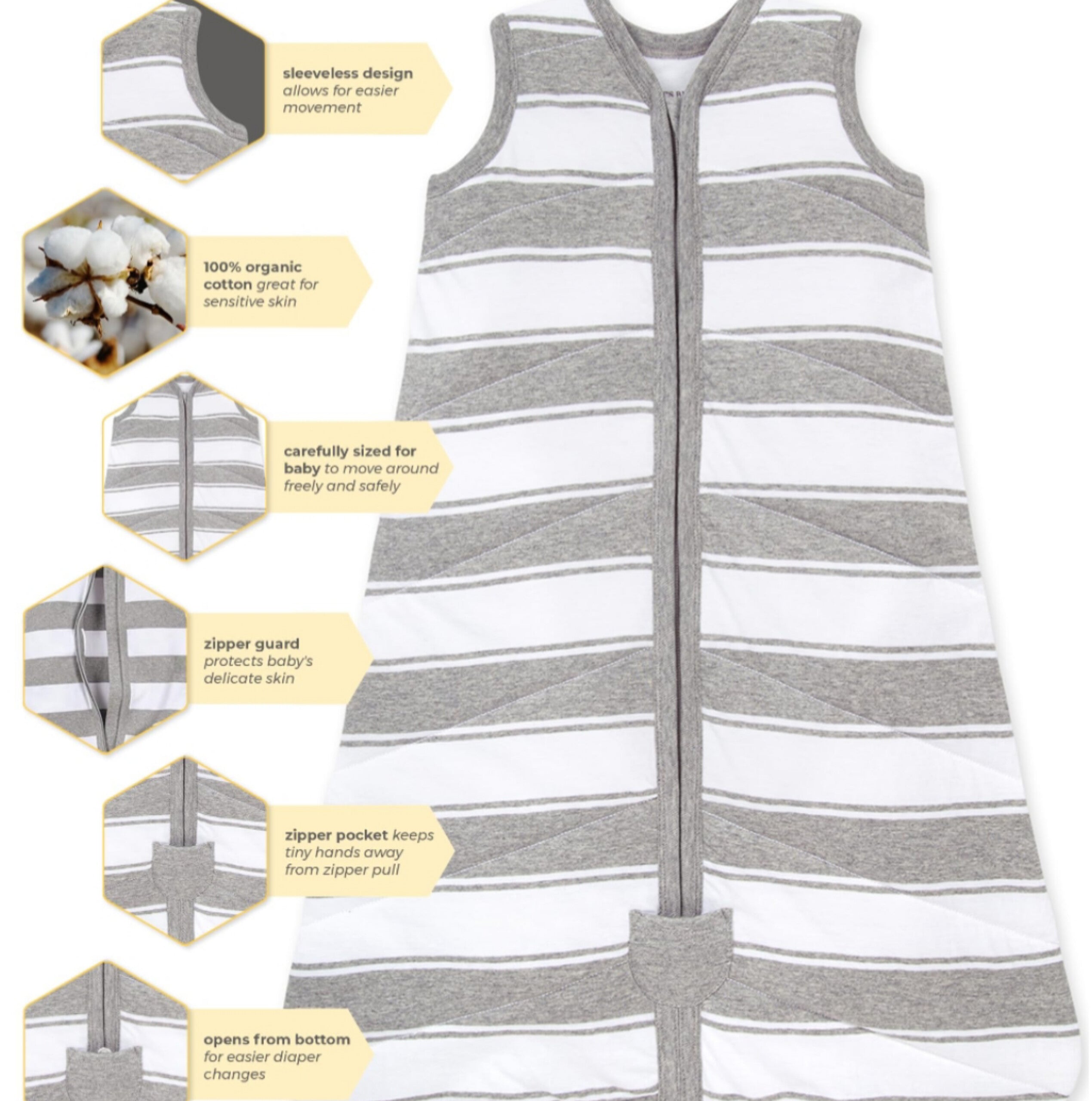 Burt's Bees 1.5 TOG Sleepsacks