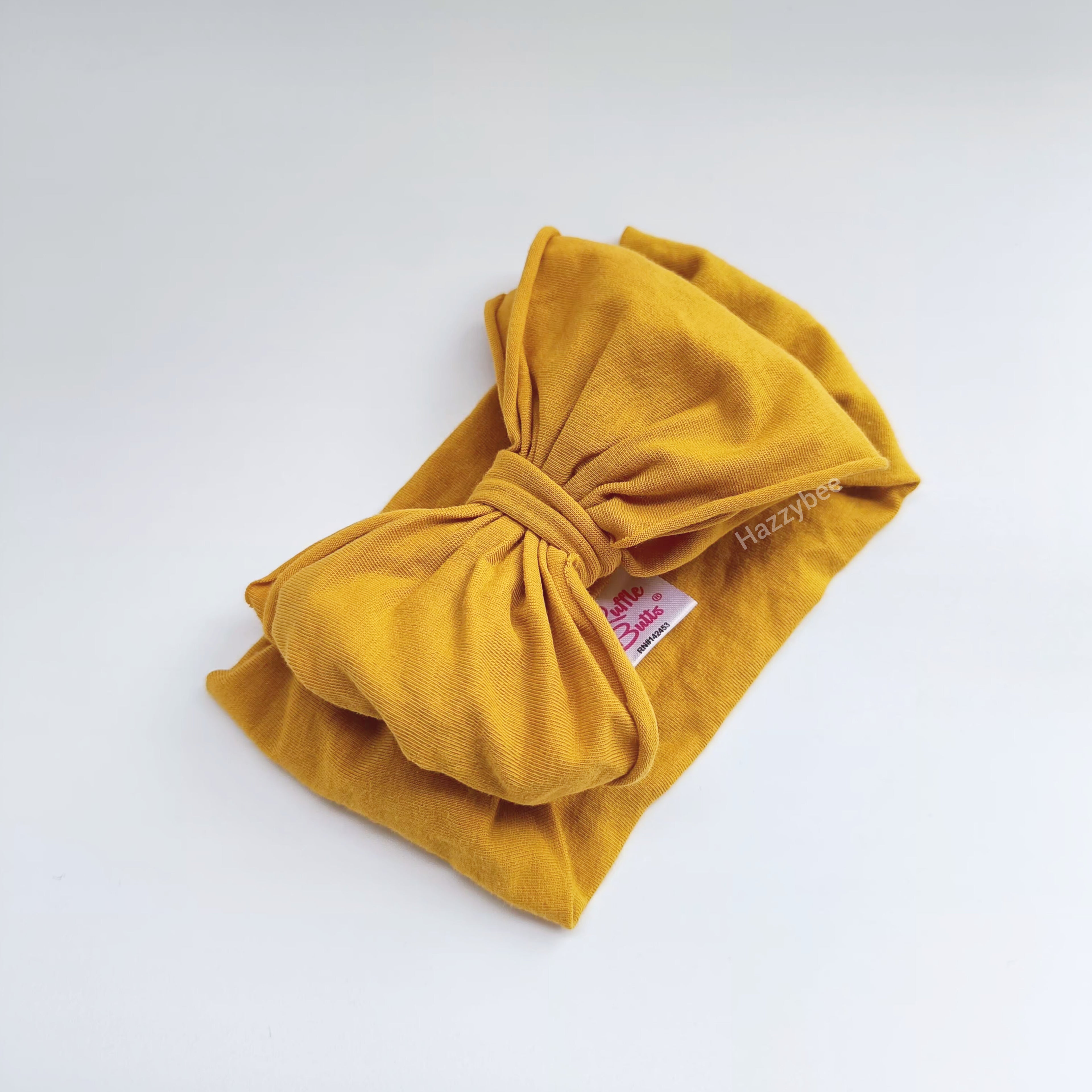 Ruffle butts bow headband
