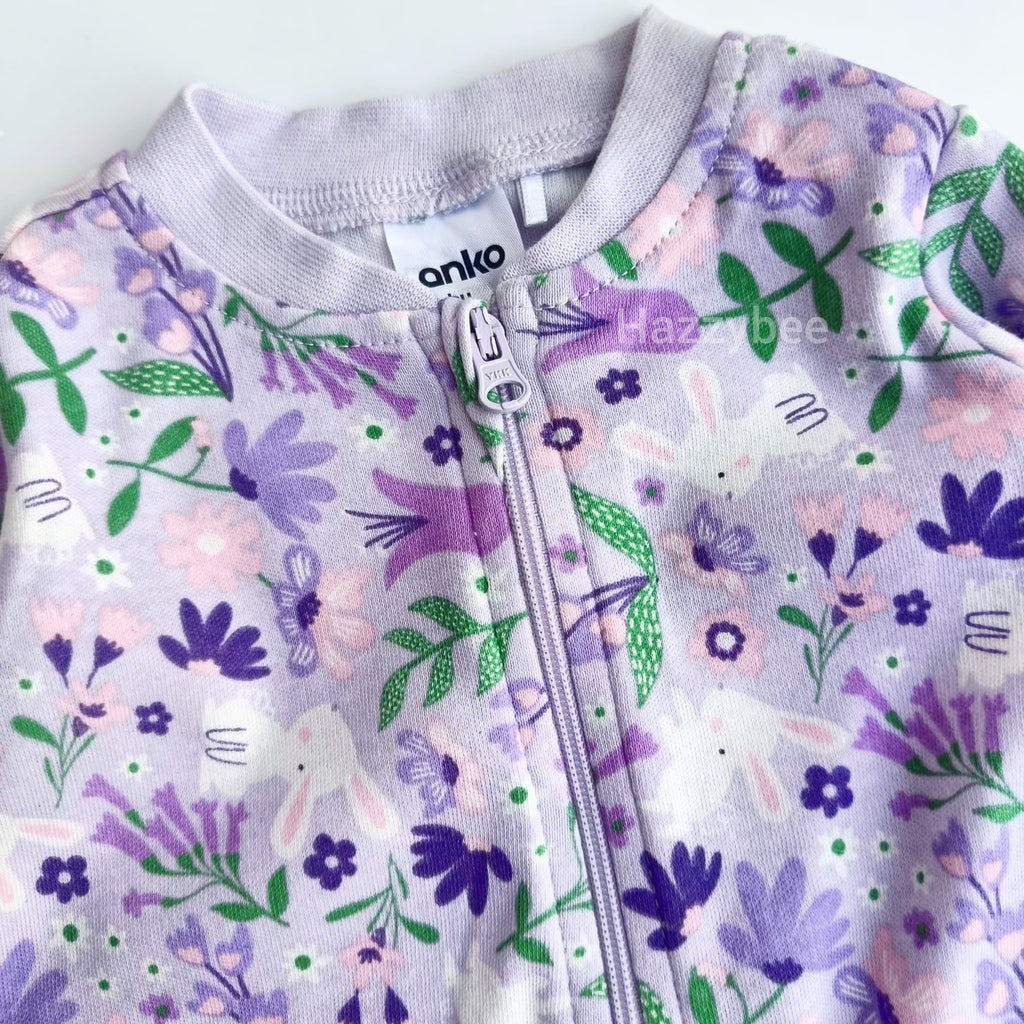 Anko Footed zipper sleepsuit