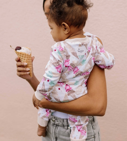 Burt's bee footless zipper sleepsuit