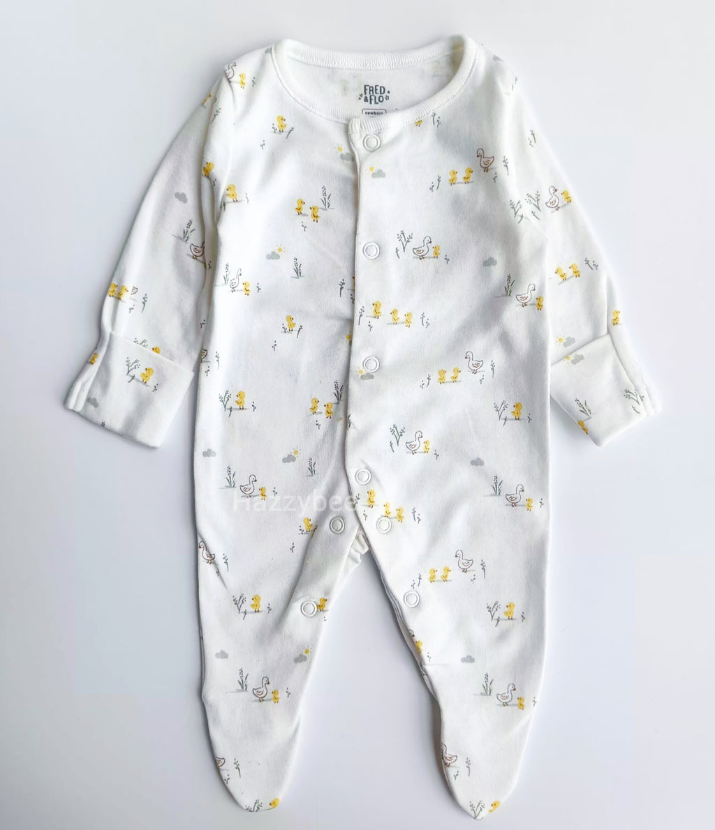 Fredflo Footed sleepsuit