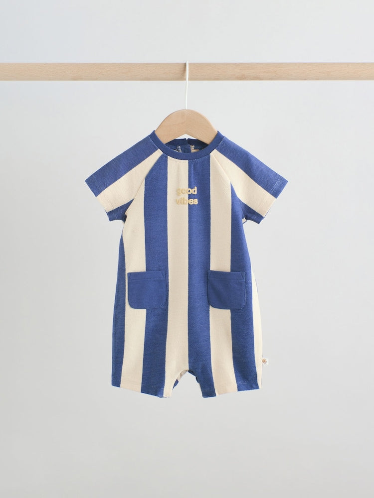 NEXT playsuit stripped jersey