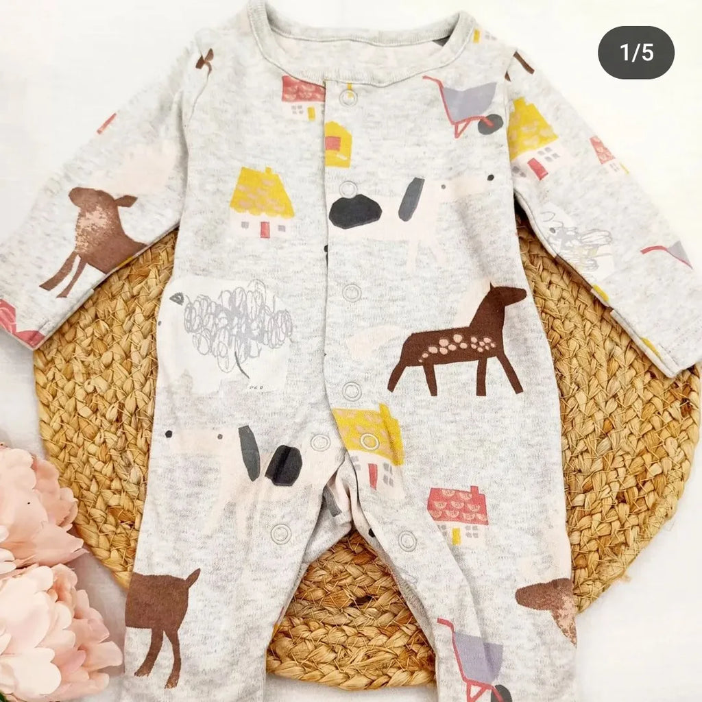 M&S footed sleepsuit