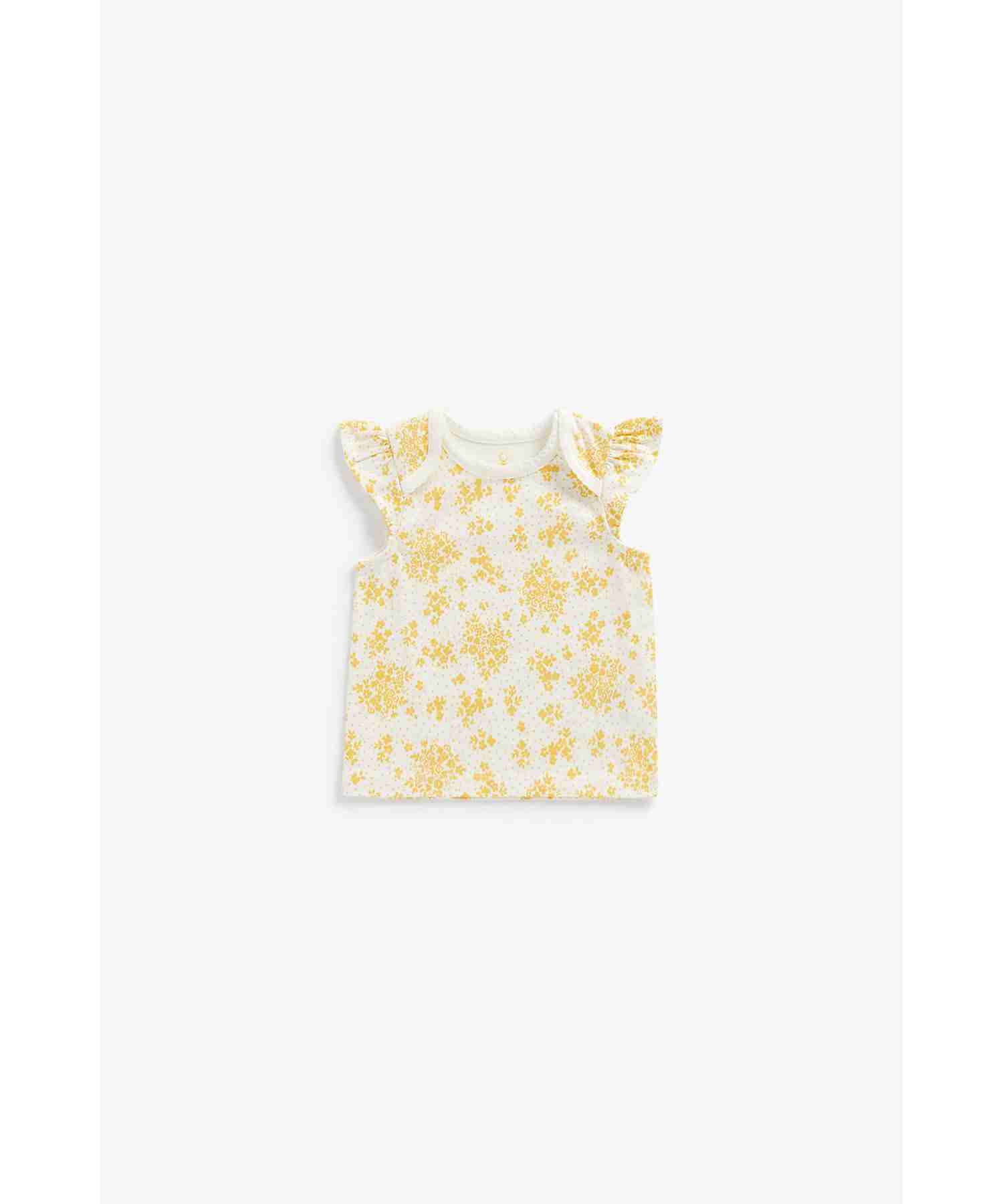 Mothercare Girls 100% Cotton Short Sleeves Pyjamas Set - Pack of 2