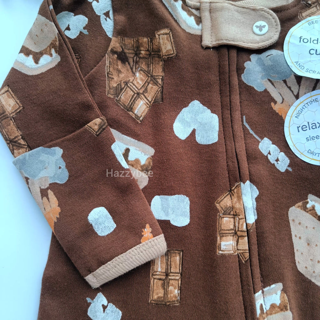 Burts bee footed sleepsuit