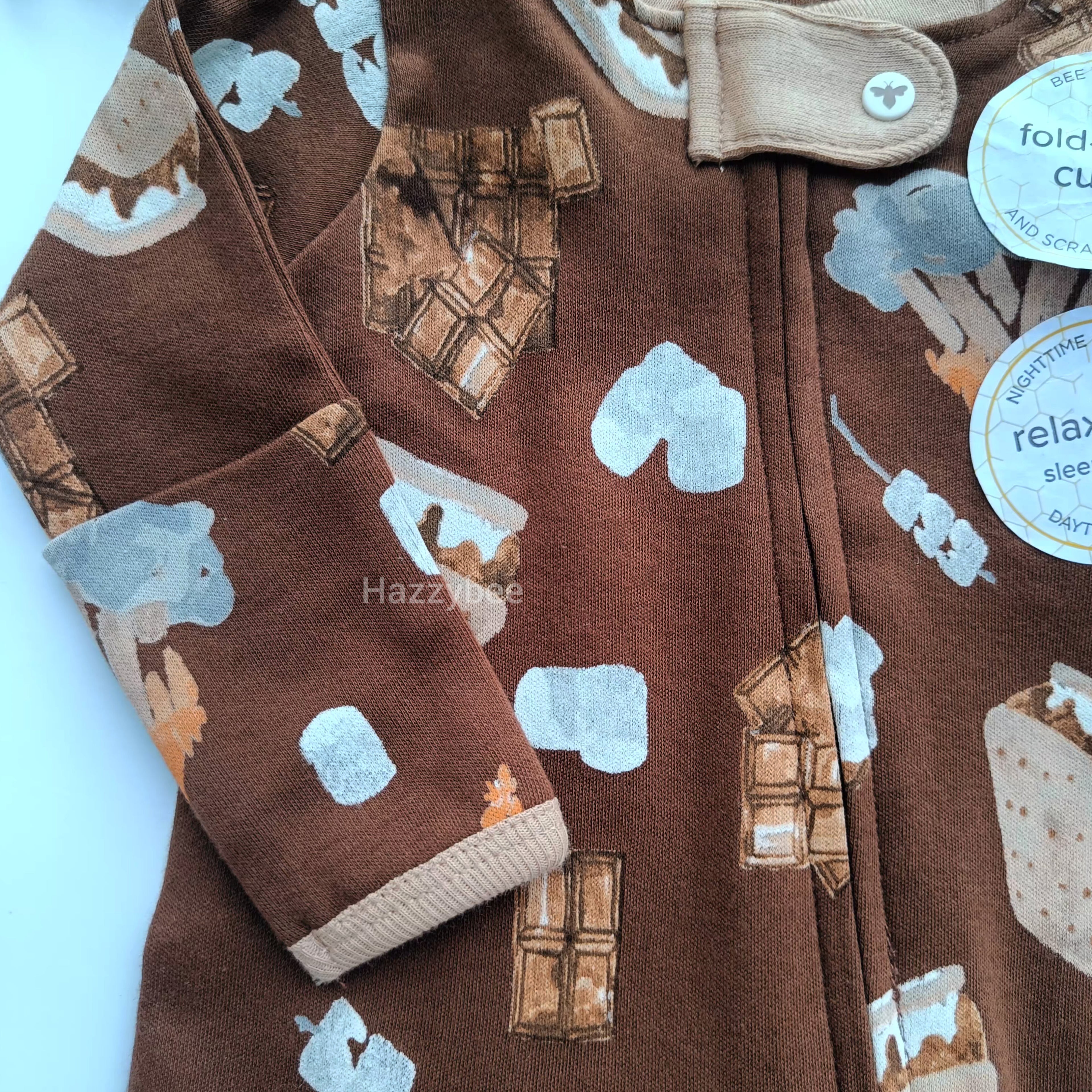 Burts bee footed sleepsuit