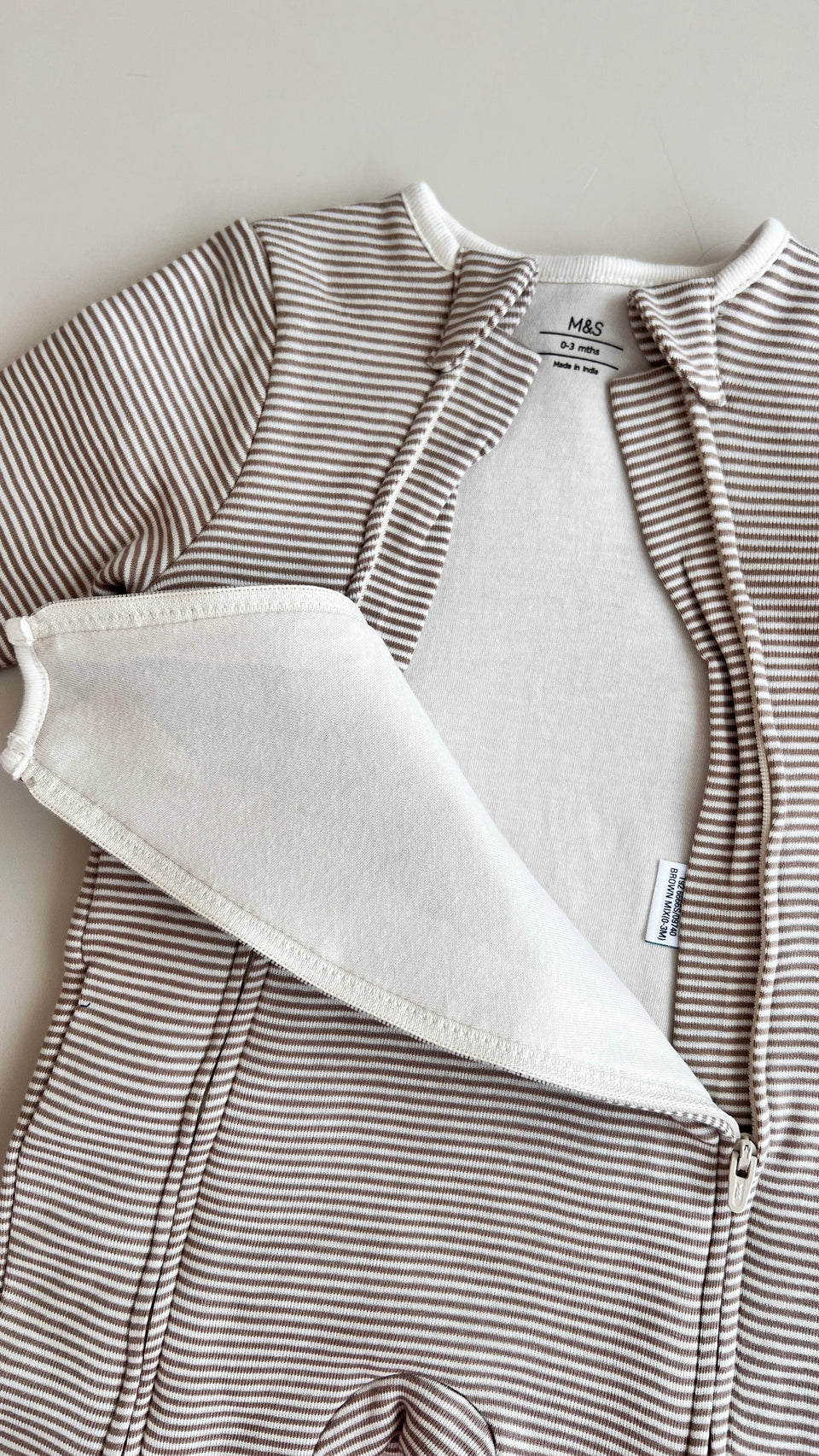 M&S 2.5TOG padded sleepsuit