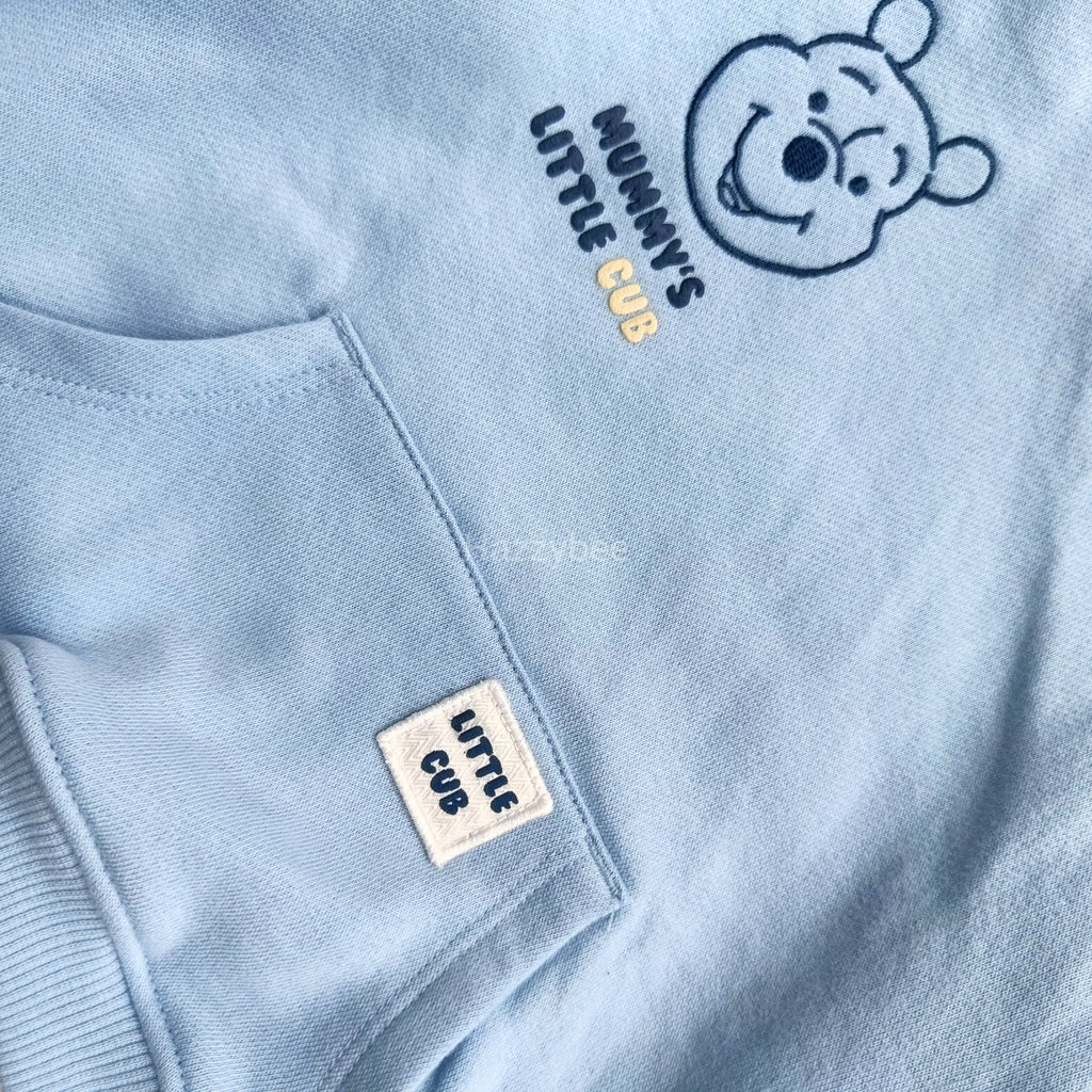 George sweatshirt with fleece-mummy little cub