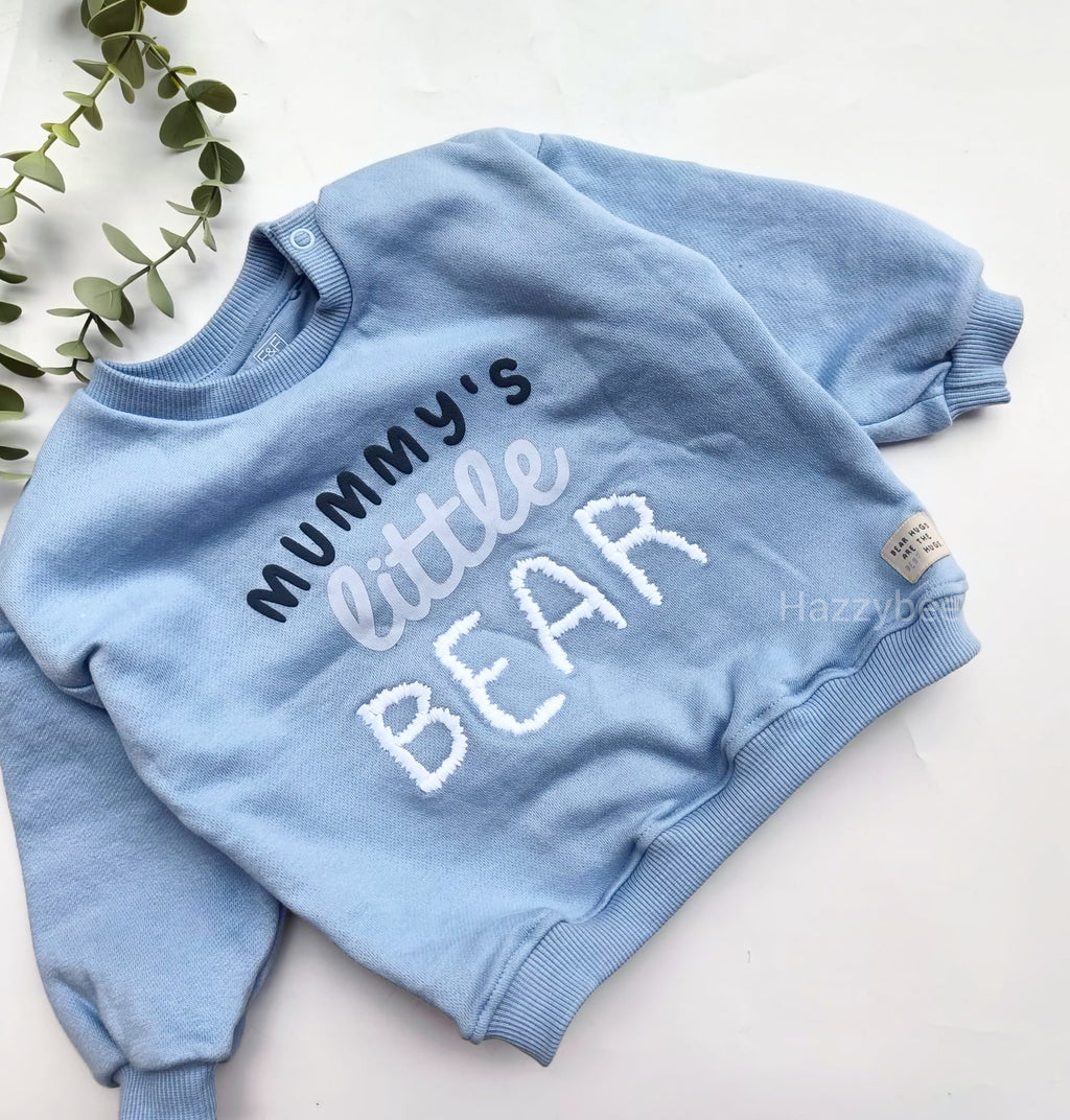 George sweatshirt with fleece-mummy little bear
