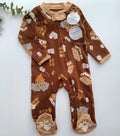 Burts bee footed sleepsuit