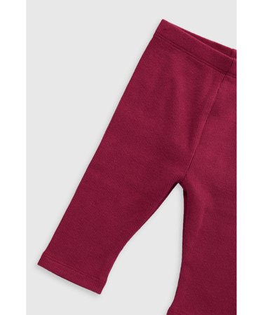 Mothercare berry rib top and leggins