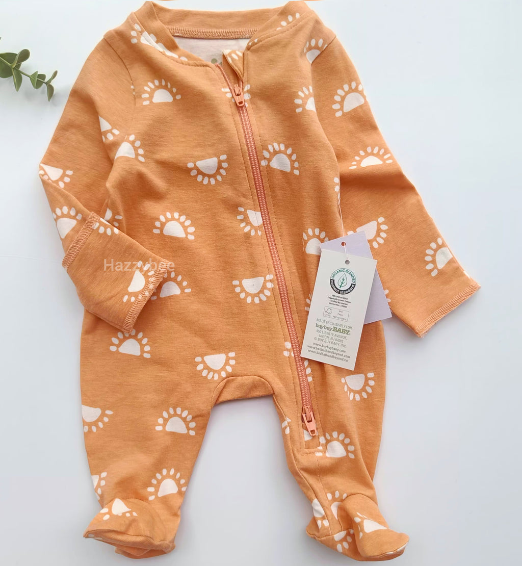 2-way zipper sleepsuits