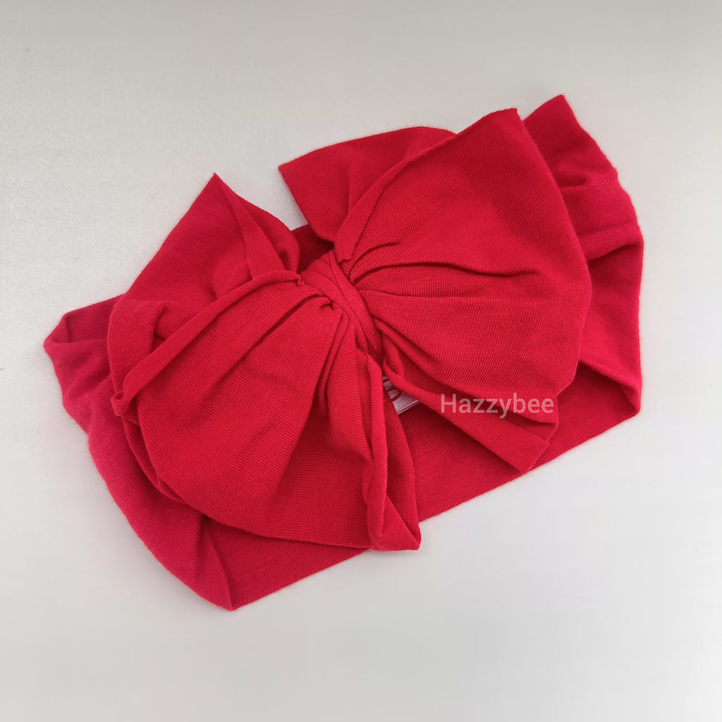 Ruffle butts bow headband