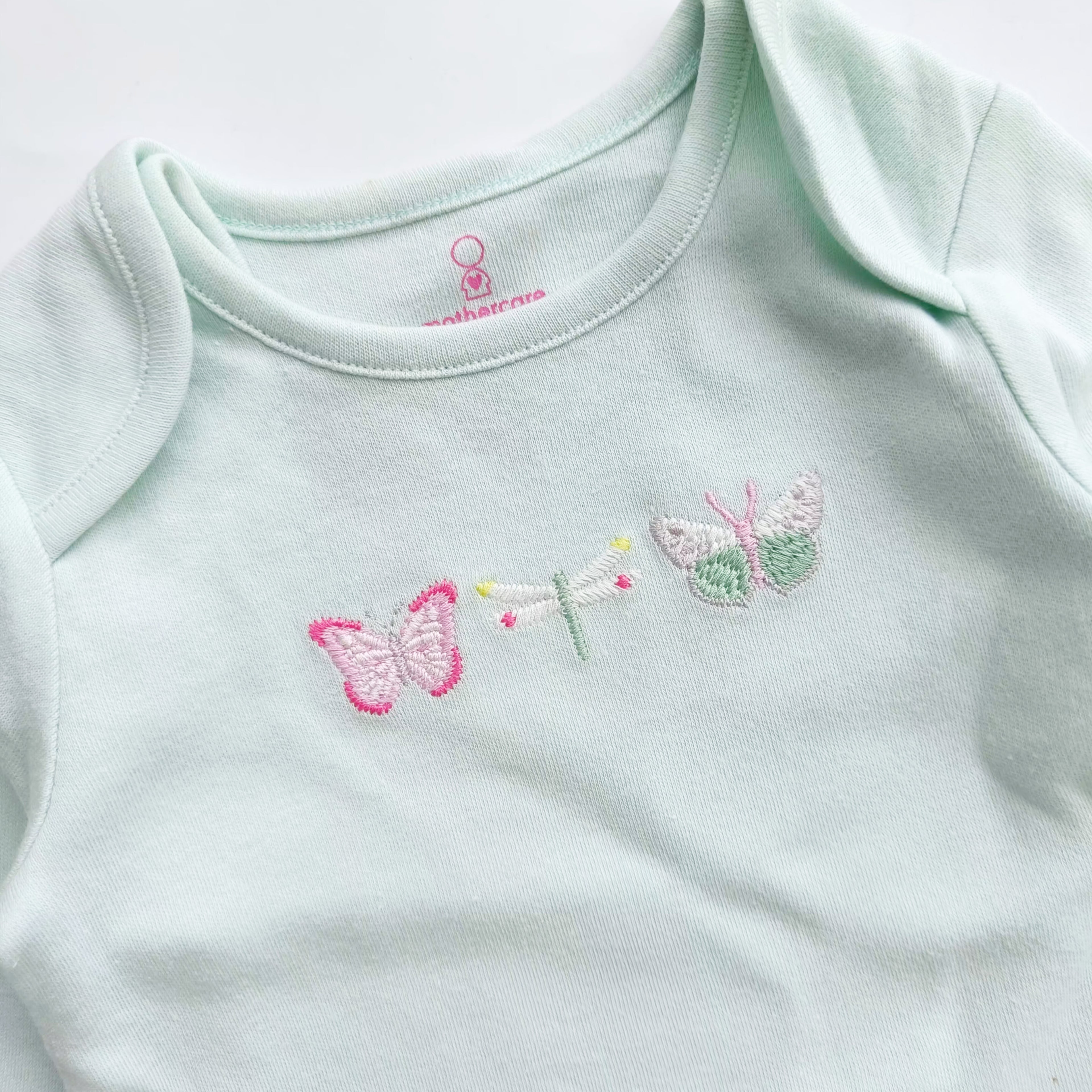 Mothercare romper pant set green