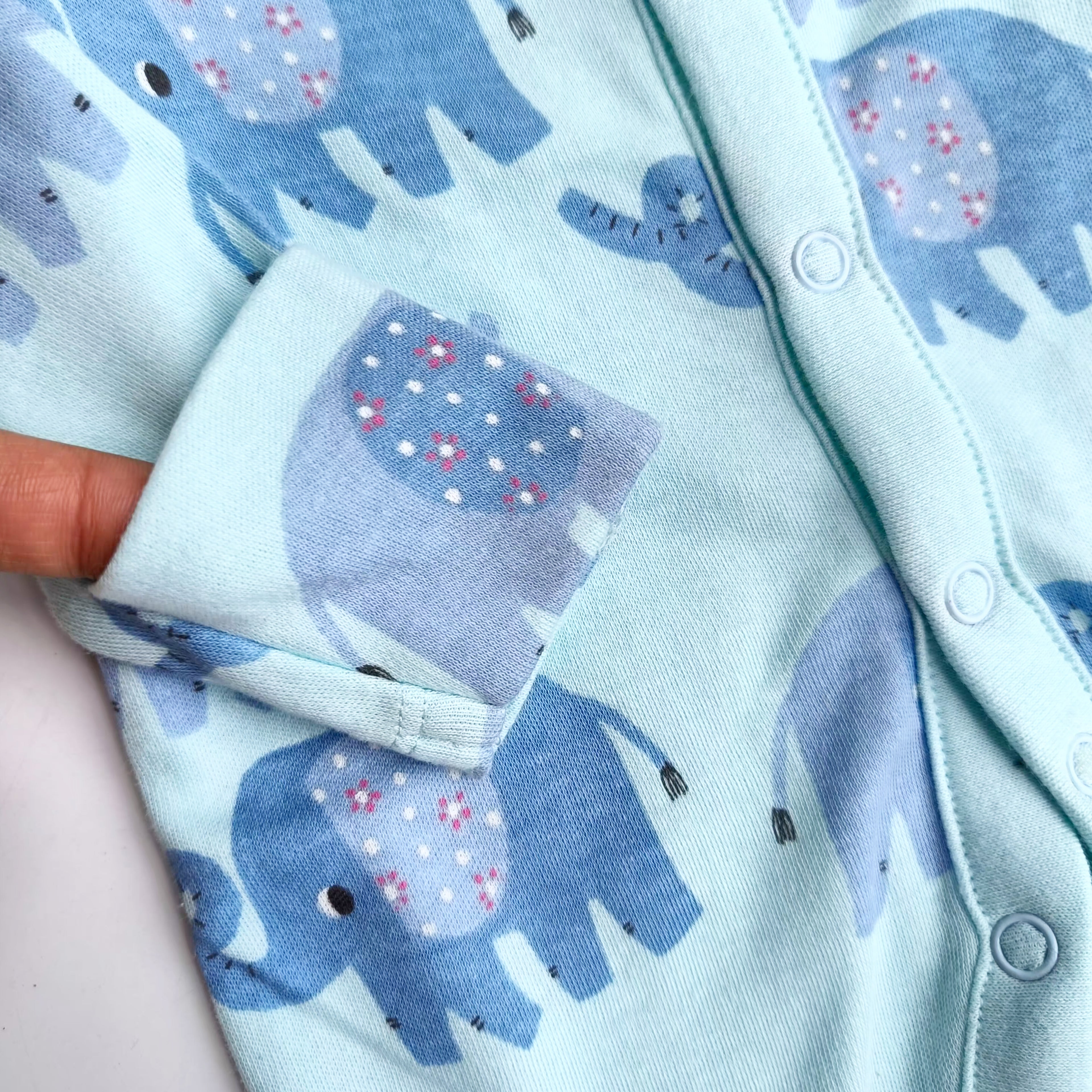 Mothercare footed sleepsuit