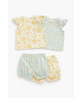 Mothercare Girls 100% Cotton Short Sleeves Pyjamas Set - Pack of 2
