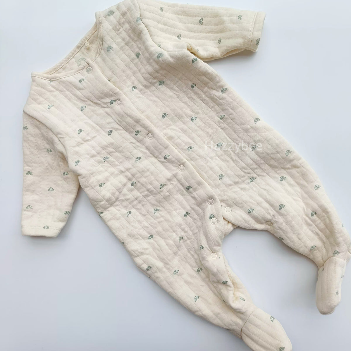 Baby quilted sleepsuit
