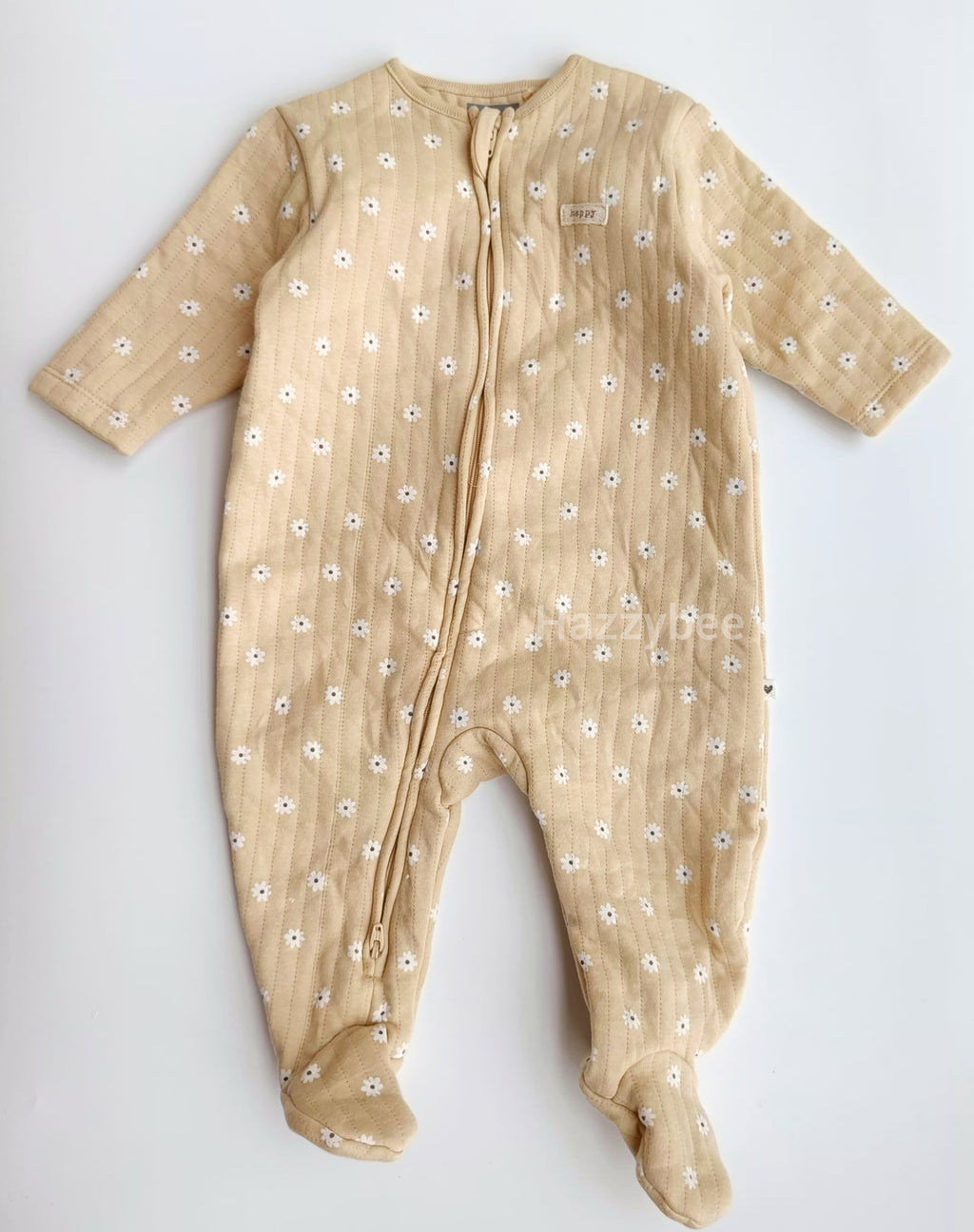 Baby quilted sleepsuit
