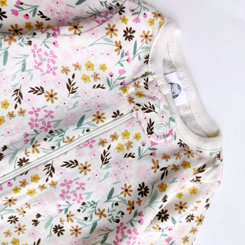 Gerber footed zipper sleepsuit
