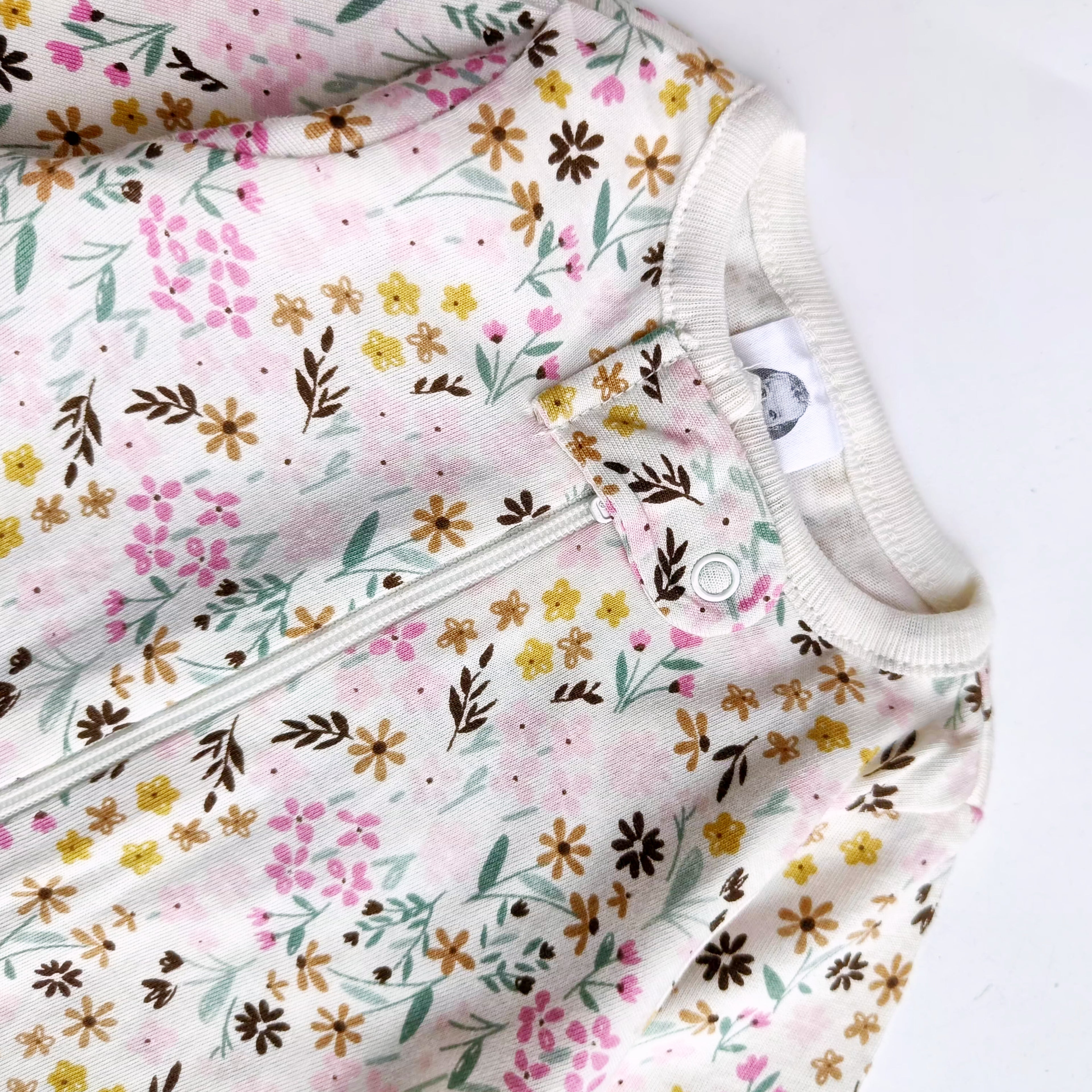 Gerber footed zipper sleepsuit