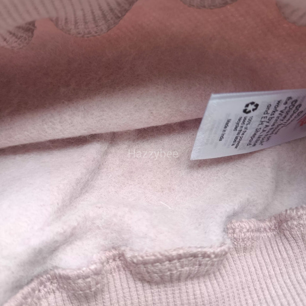 George sweatshirt with fleece-pink minnie