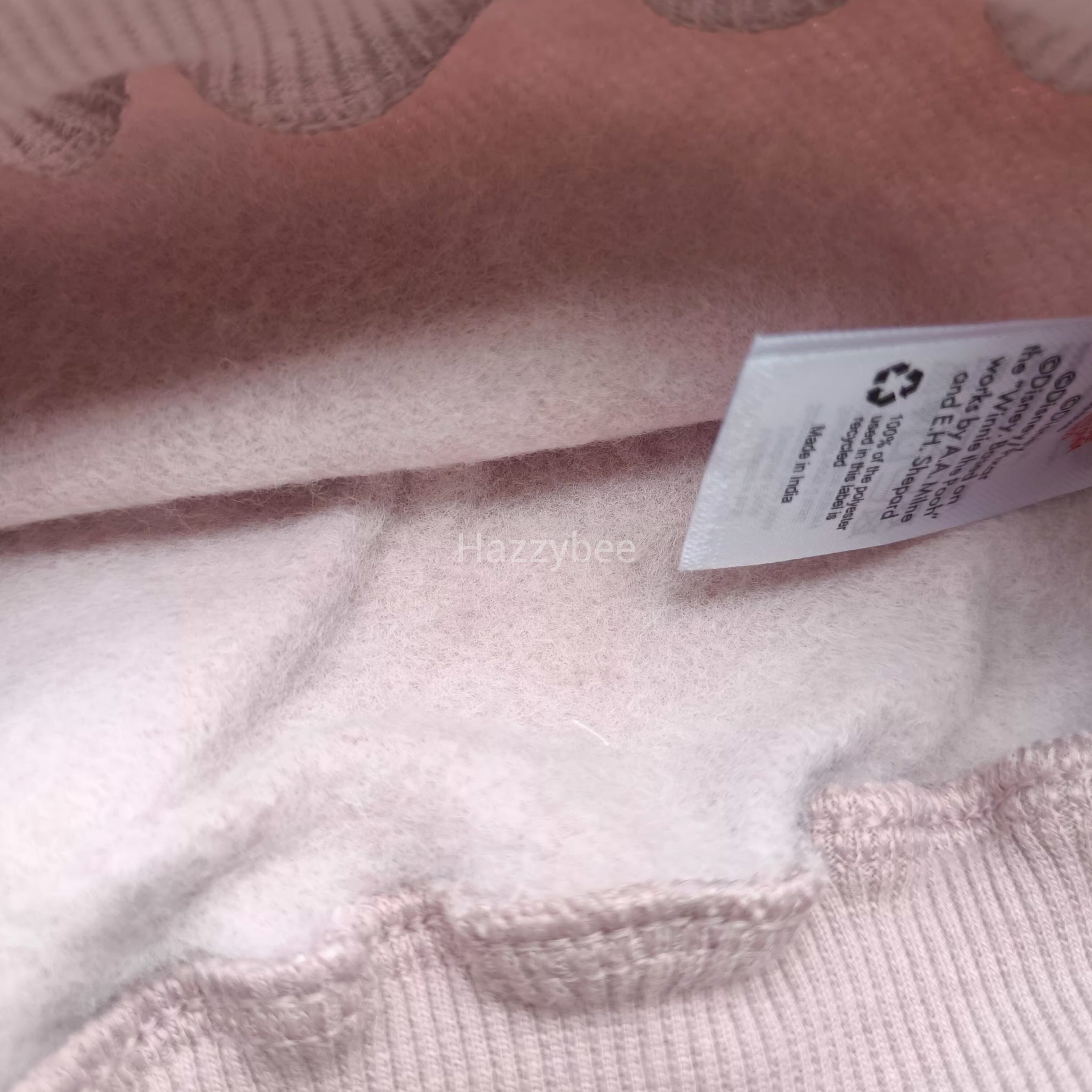George sweatshirt with fleece-pink minnie