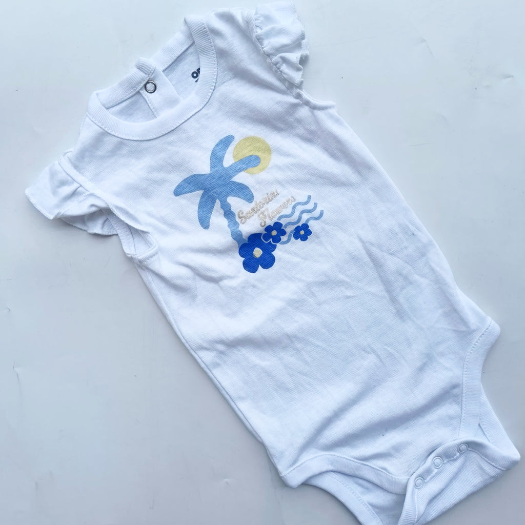 Sleeveless onesies 3-6m