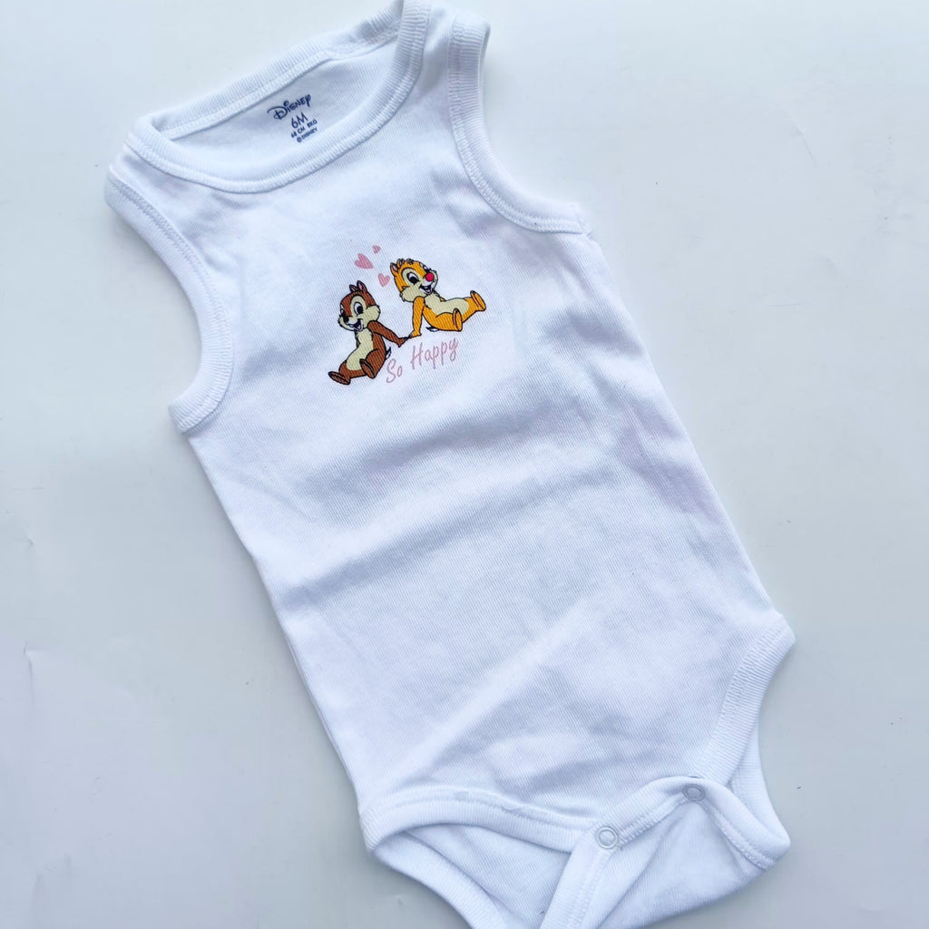 Sleeveless onesies 3-6m
