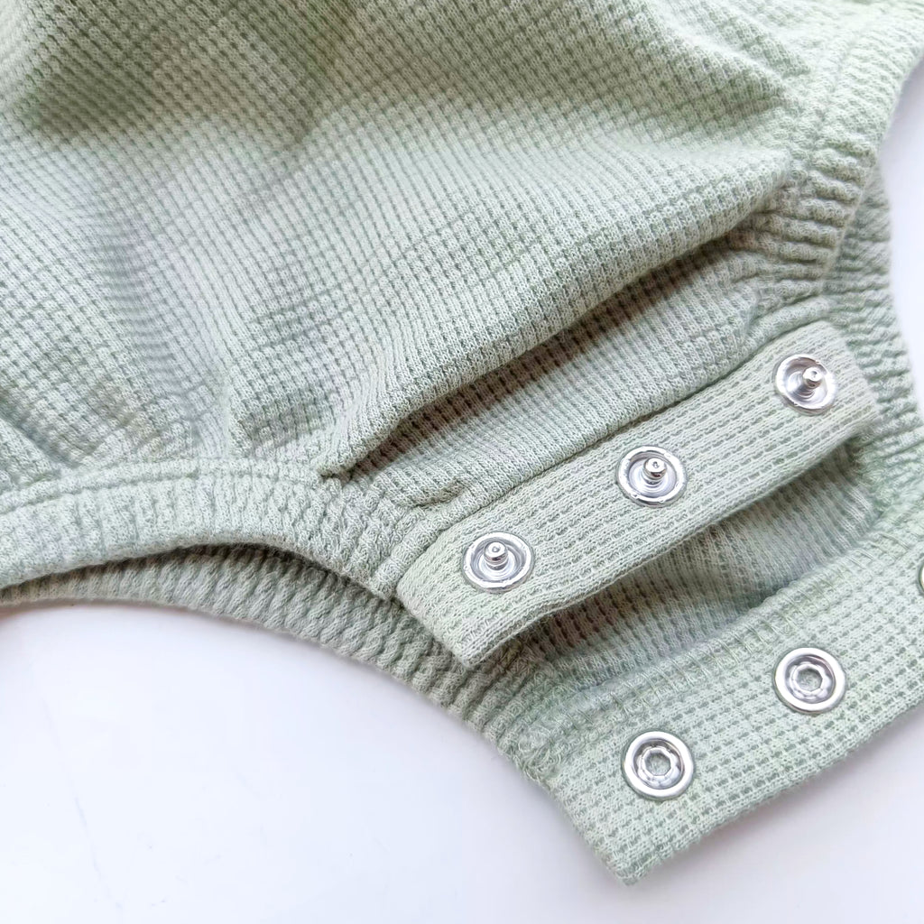 NEXT Waffle green bodysuit