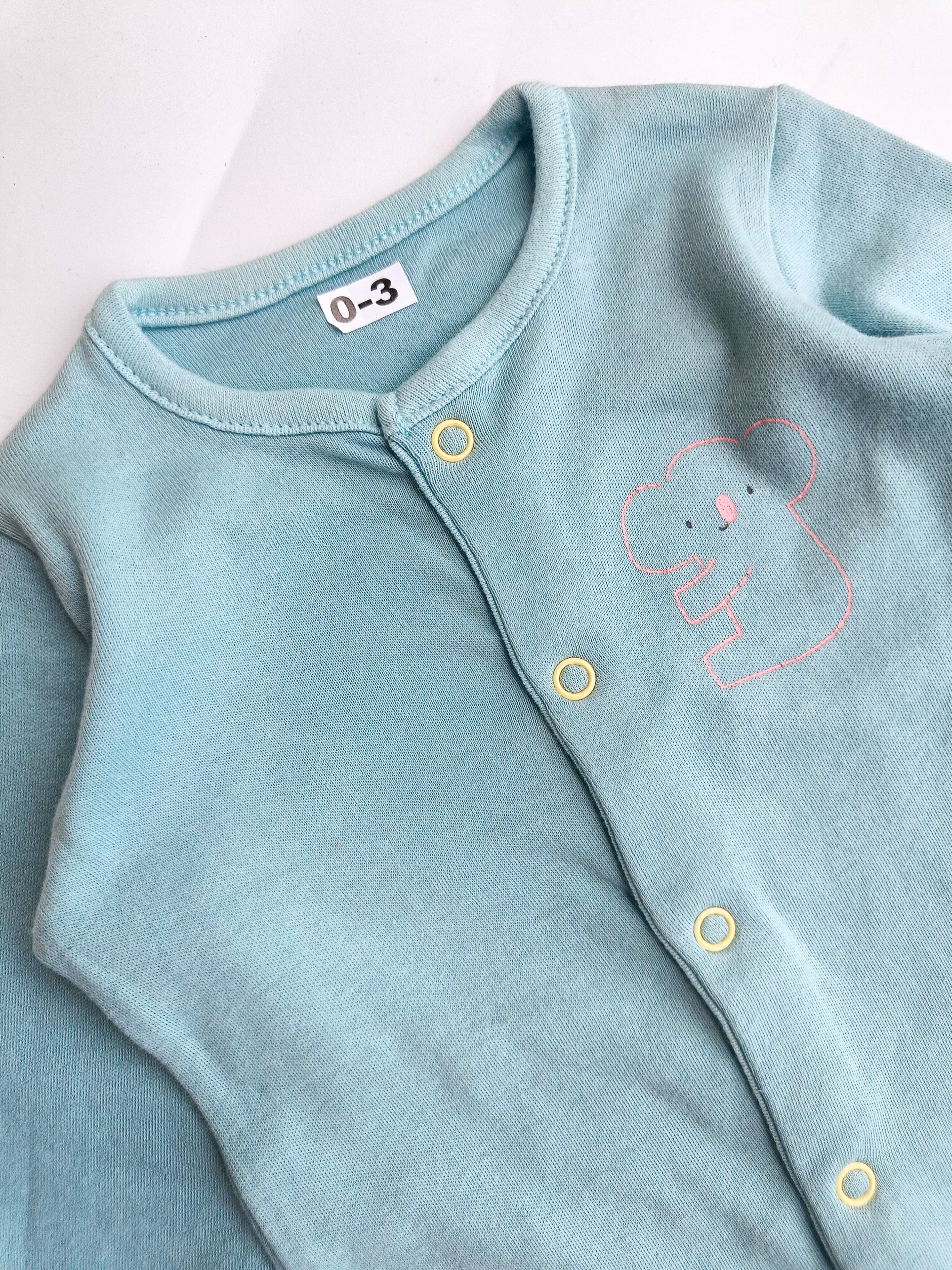 Mothercare footed sleepsuit