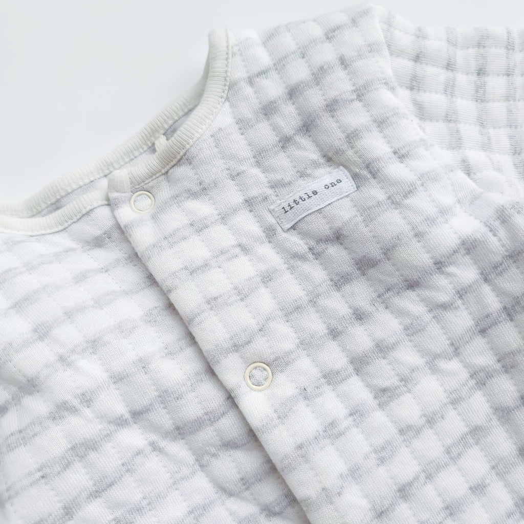 Baby quilted sleepsuit