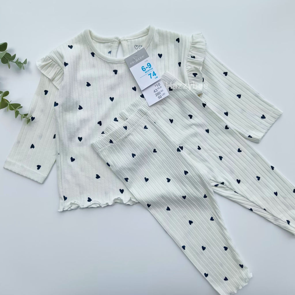 Primark heart coord set