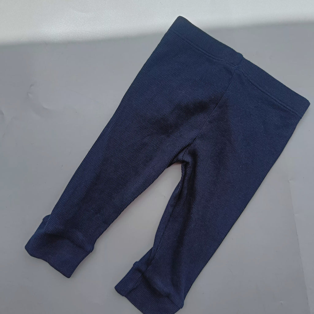 M&S ribbed navy blue