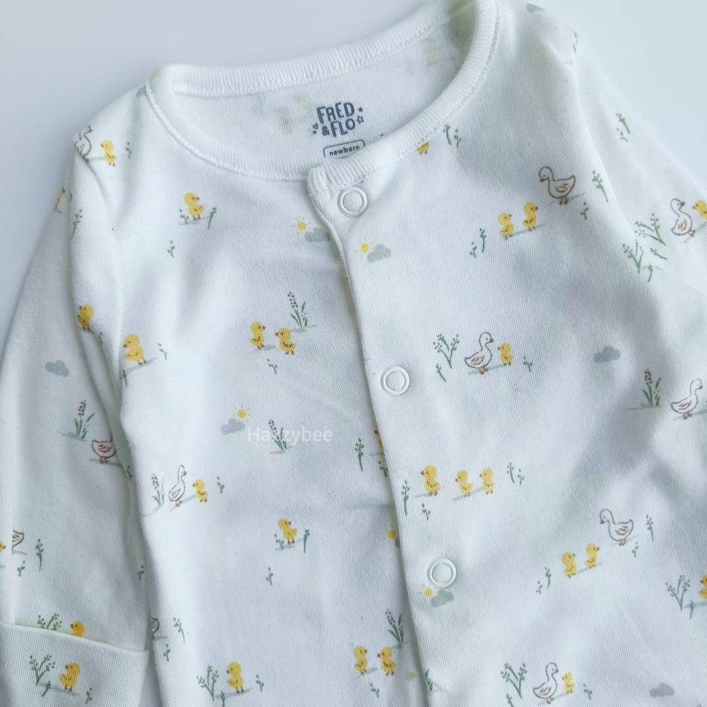 Fredflo Footed sleepsuit