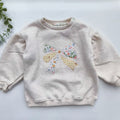 George sweatshirt with fleece-bow