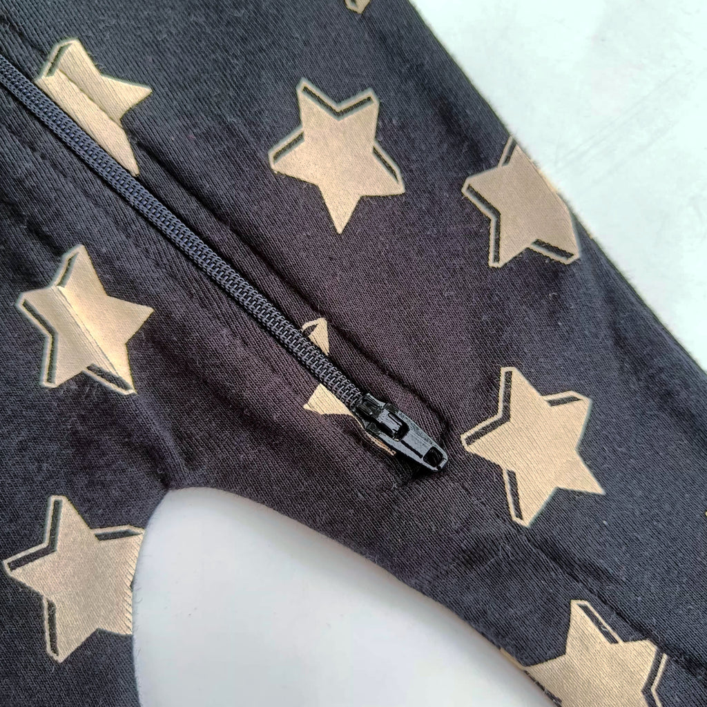 Monica+andy footed 2way zipper sleepsuit