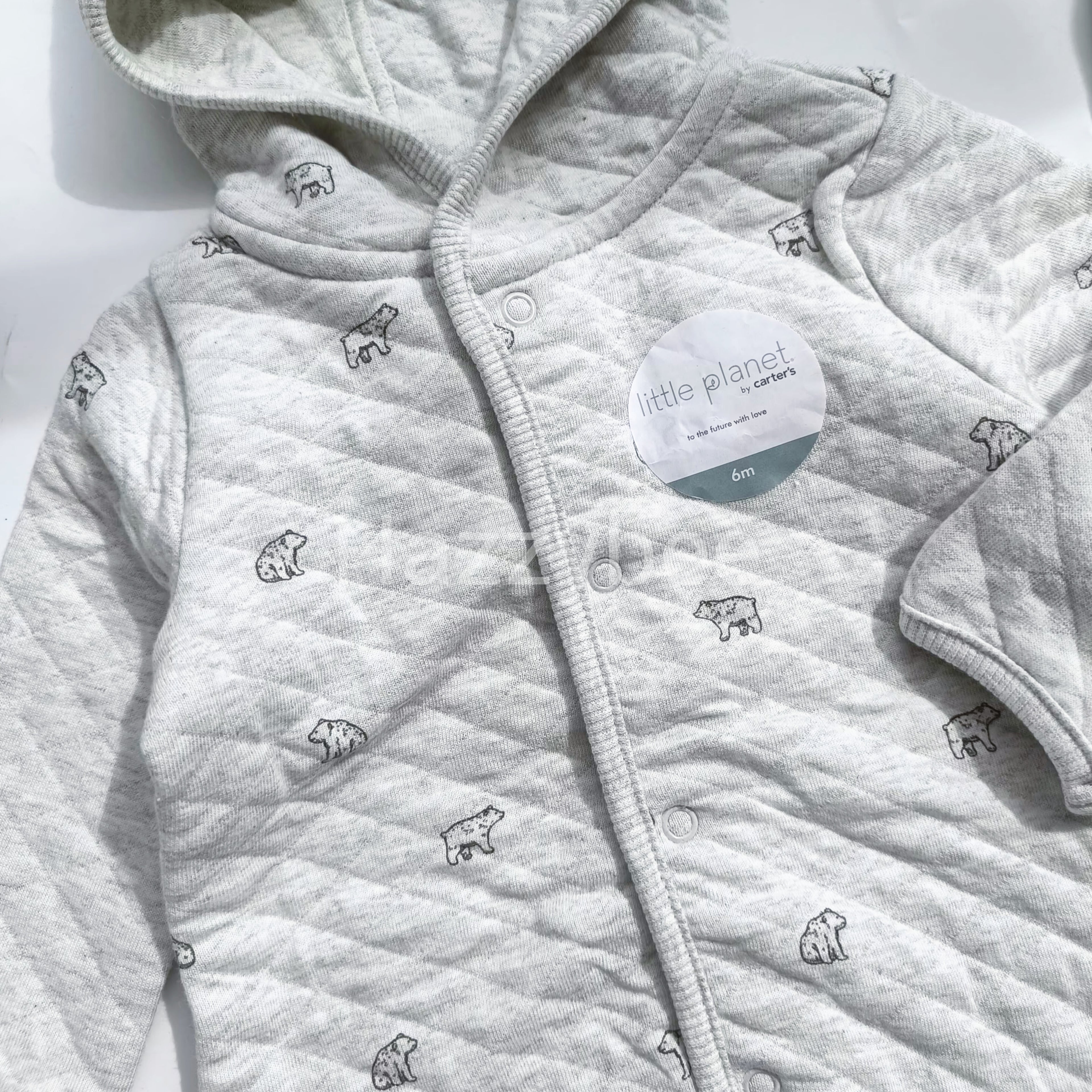 Carters organic cardigan and pant set