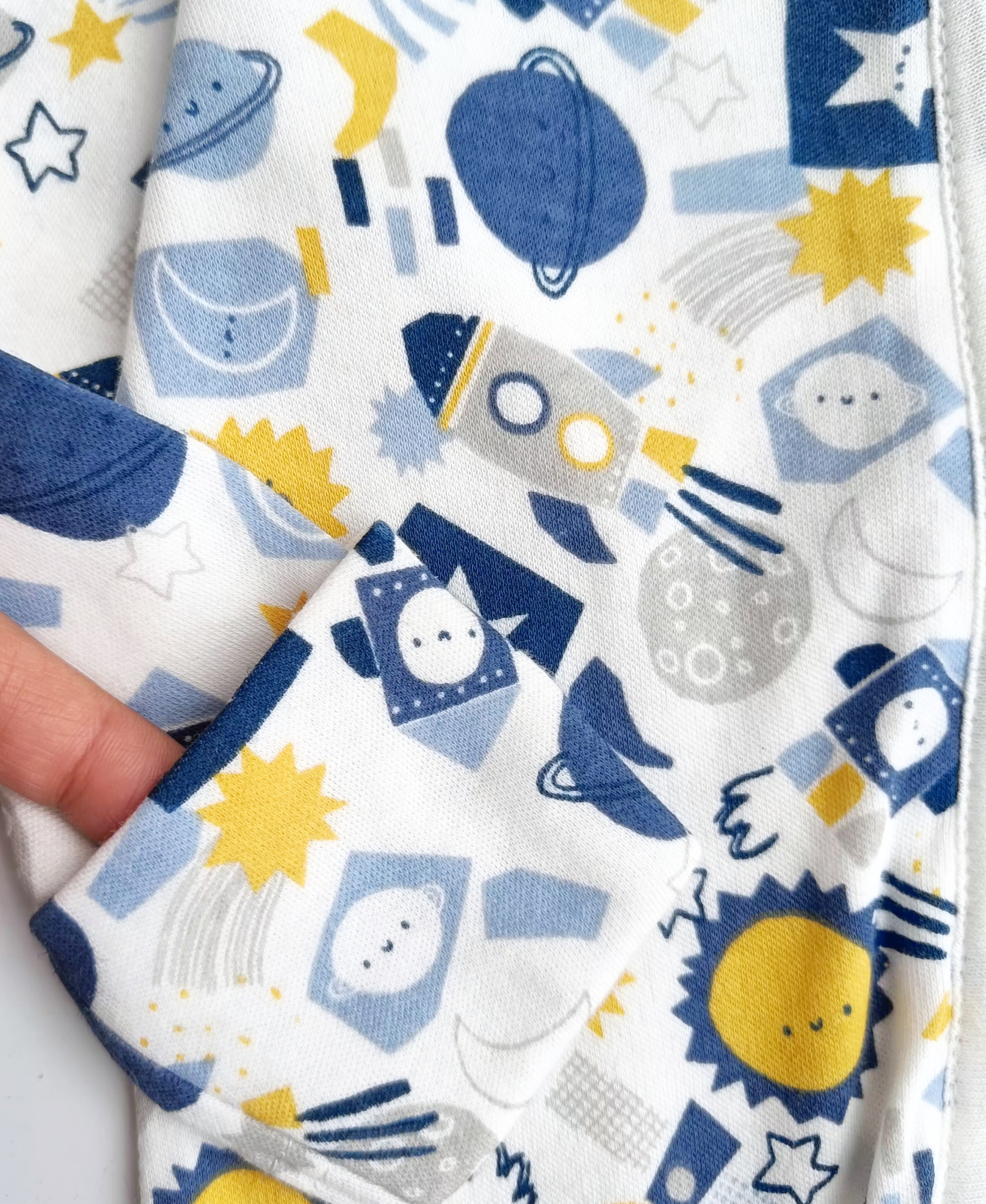 Mothercare footed 2-way zipper sleepsuit