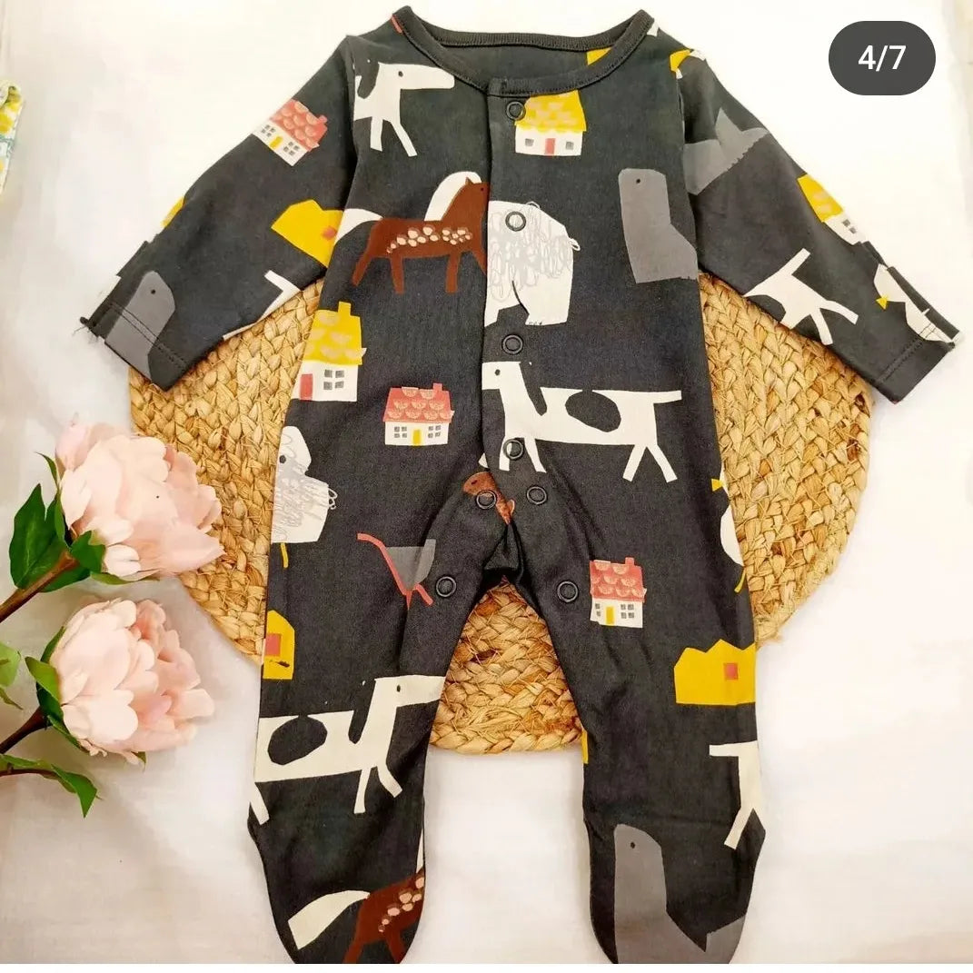M&S footed sleepsuit