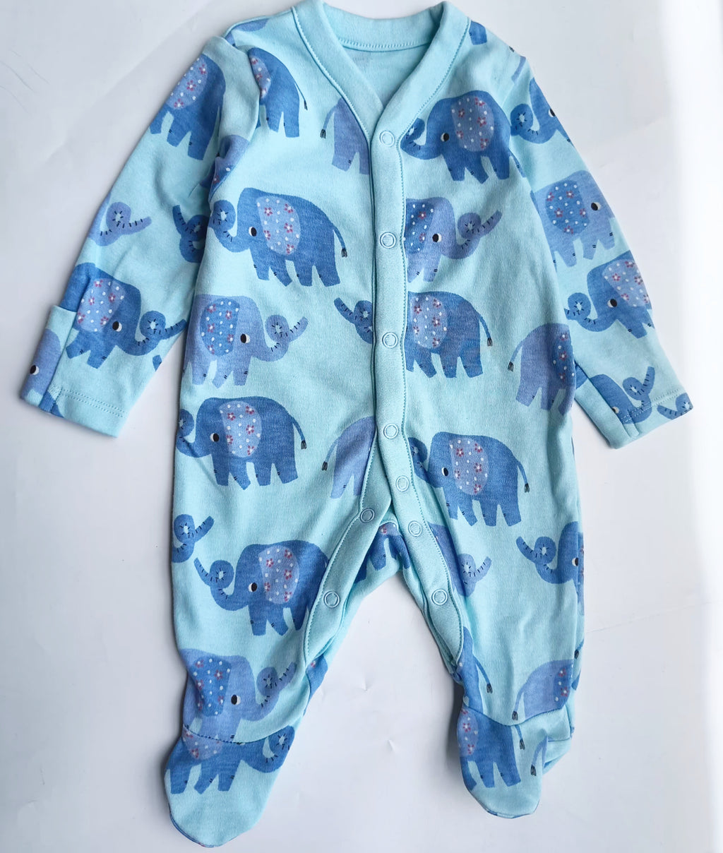 Mothercare footed sleepsuit