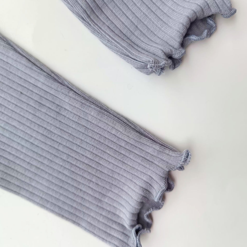 M&S blue ribbed