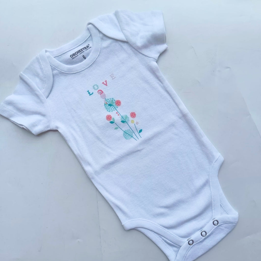 Short sleeve onesies 3-6m