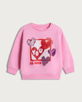 F&F Girls fleece Love Sequin Sweatshirt