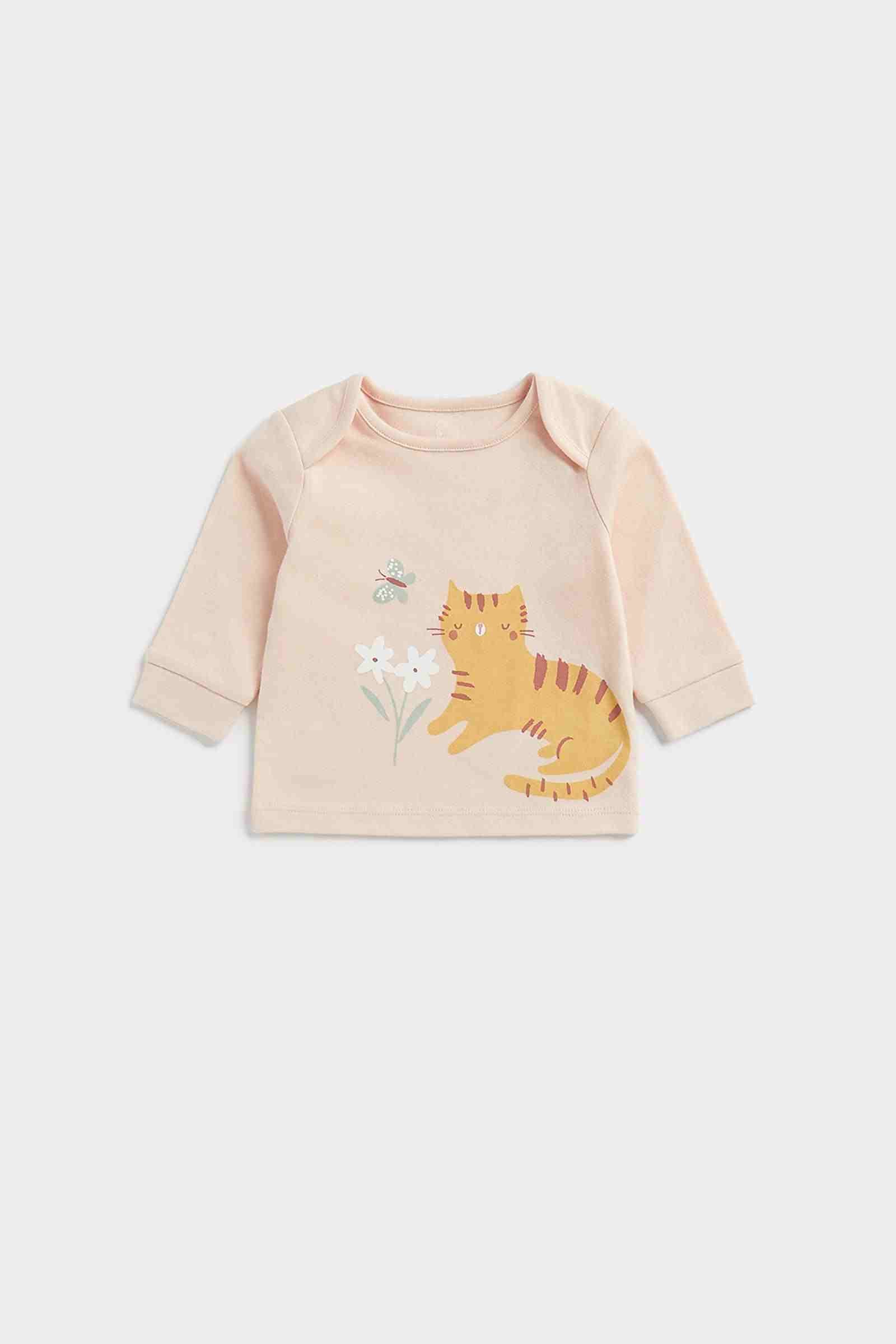 Mothercare Unisex Full Sleeves Pyjama Set - Pack of 2 - Green