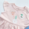 Mothercare pink bunny blue pant