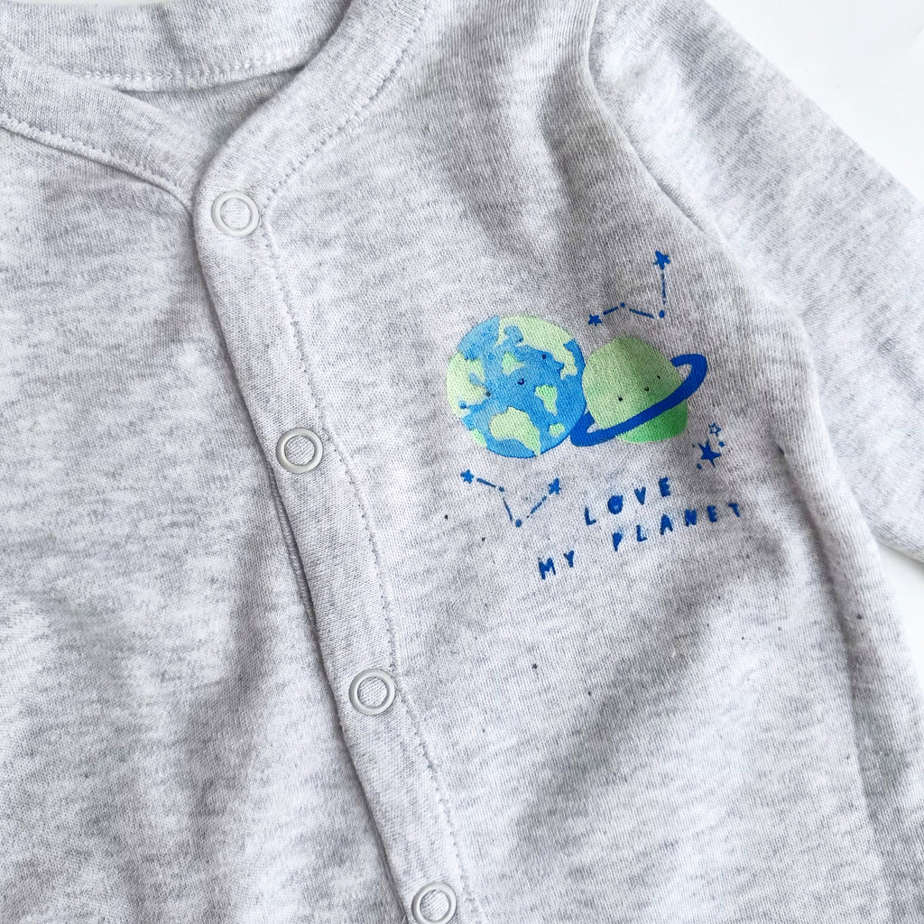 Mothercare footed sleepsuit