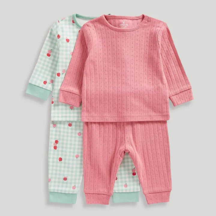 Mothercare full sleeves payjama set pack of 2